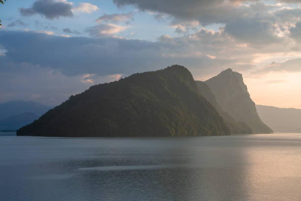 sunset at wörthersee