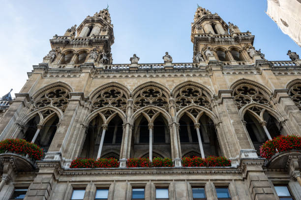 View on amazing cathedral in Vienna. Austria.