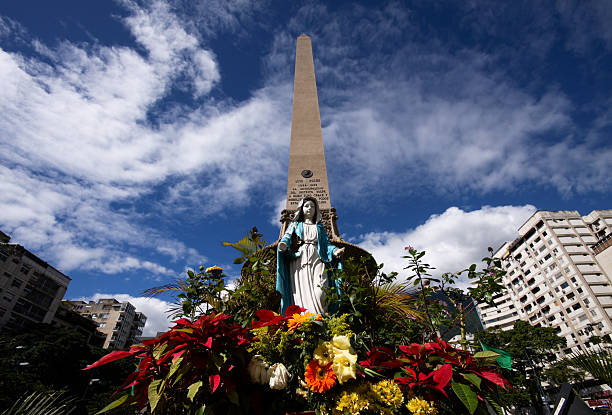 Virgin Mary Caracas, Venezuela stock photo