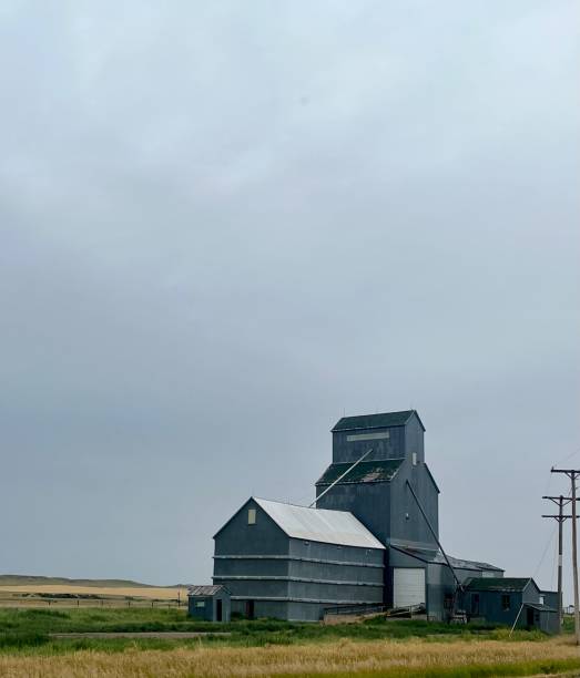 istock Granary in a barren landscape 1470520148