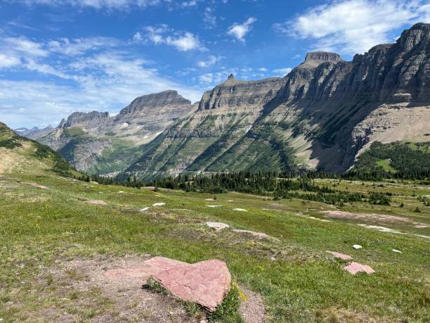 istock Landscape at glacier national Park at Logan Pass 1470520797