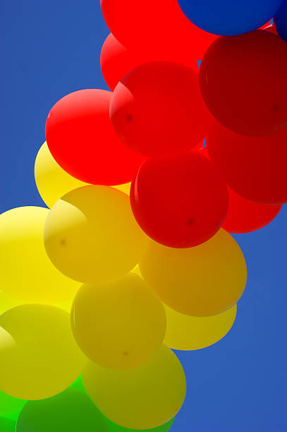 istock Coloured air balloons background 147052177