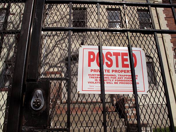 istock Posted-No Trespassing 147052658