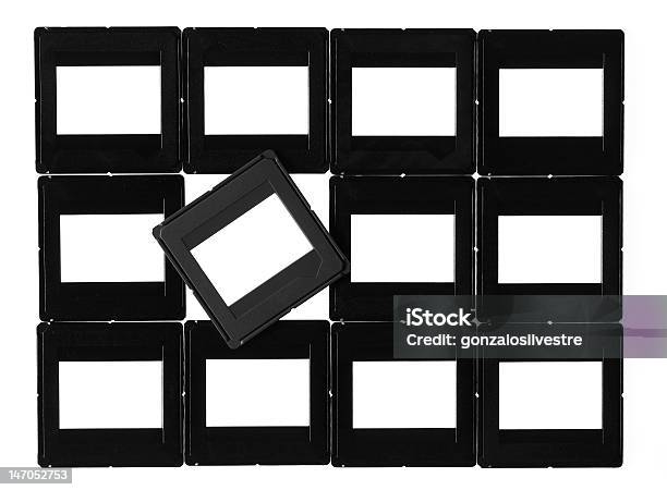 Lâminas Em Branco Molduras - Fotografias de stock e mais imagens de Caixa de Luz - Caixa de Luz, Comparação, Diapositivo
