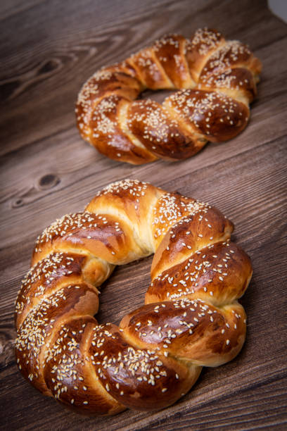 istock Sesame Milk Bread in a Crown 1470529007