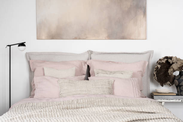 istock Charming bedroom with bright details 1470531666