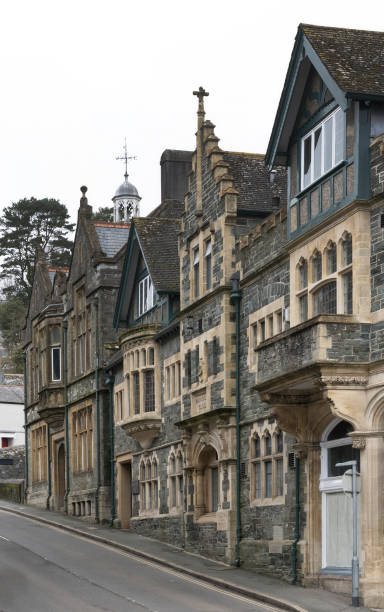 istock Grand old buildings in Tavistock Devon 1470532533