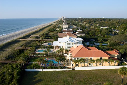 Aerial view of Myrtle Beach, South Carolina