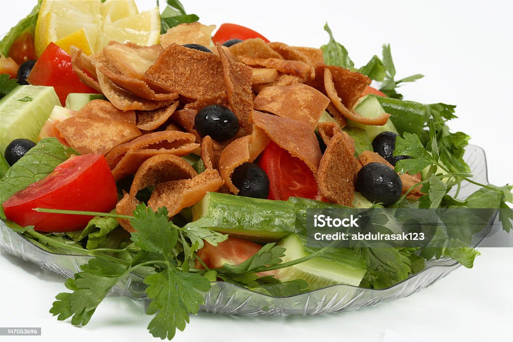 Salada fatoush - Foto de stock de Alface royalty-free