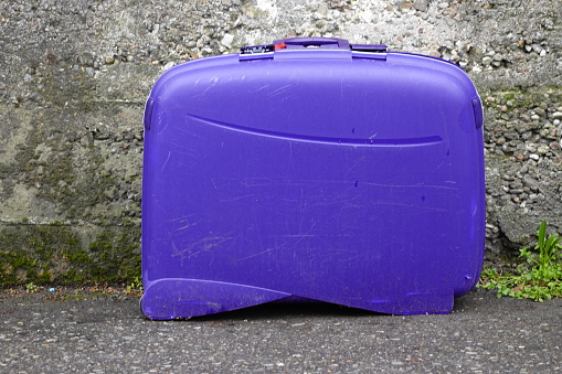 old abandoned suitcase