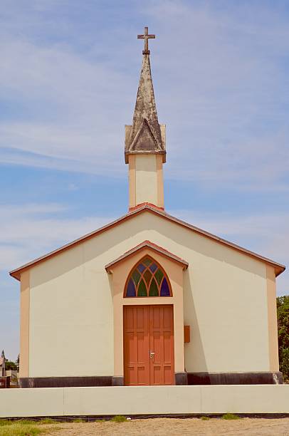 Igreja Colonial, Namíbia - fotografia de stock