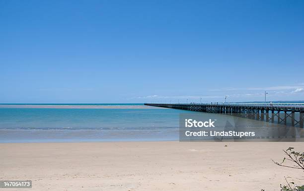 Пляж И Пирс В Hervey Bay Квинсленд Австралия — стоковые фотографии и другие картинки Австралия - Австралазия - Австралия - Австралазия, Харви-Бей, Без людей