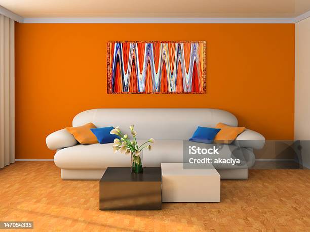 Drawing Room Stock Photo - Download Image Now - Blue, Bouquet, Horizontal