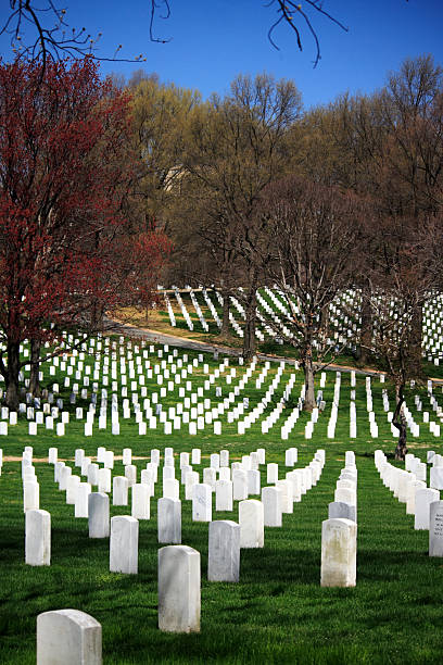 Arlington National Cemetery stock photo