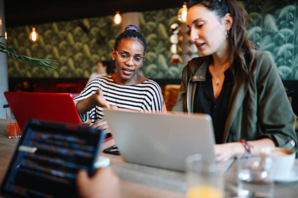 istock female IT coworking space 1470544001