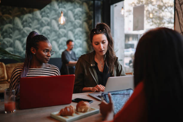 istock female IT coworking space 1470544041