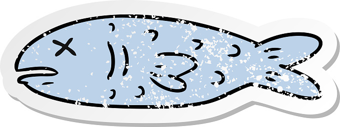 dead fish cartoon vector gratis | AI, SVG y EPS