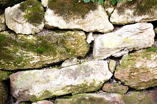 stone wall background stock photo