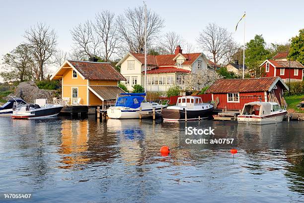 Fishing Village Stockfoto und mehr Bilder von Alt - Alt, Anhöhe, Anlegestelle