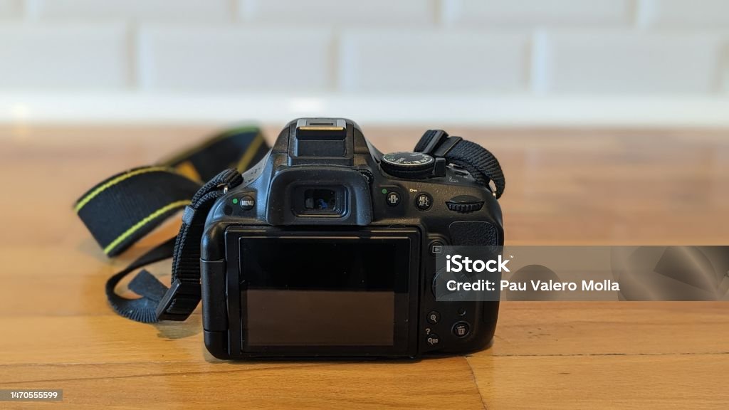 Nikon Camera Reflex Camera - Photographic Equipment Stock Photo