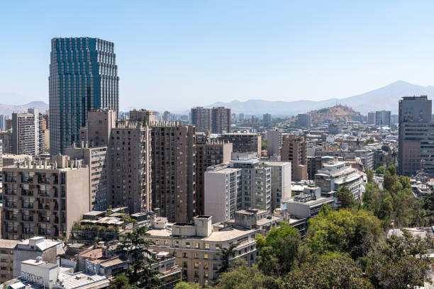 istock Santiago, Chile urban skyline and cityscape 1470557676