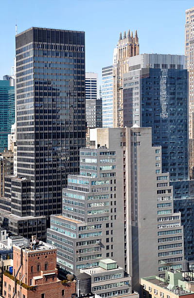 istock Mid-town Manhattan cityscape 147055928