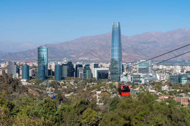 istock Santiago, Chile urban skyline and cityscape 1470561632