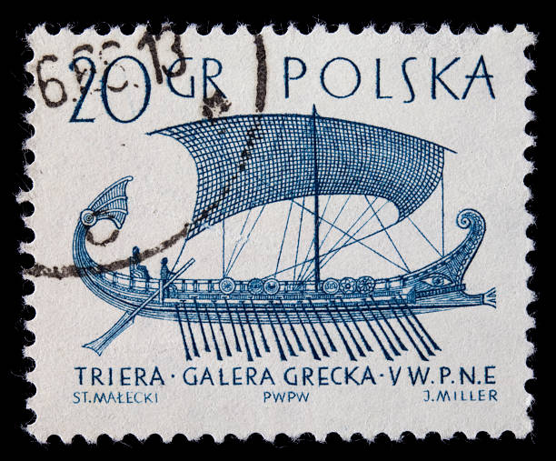 istock trireme, ancient Greek warship 147056265