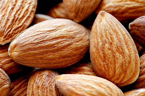 istock Macro shot of  almonds 147056634