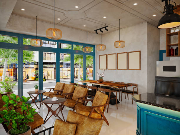 istock 3d render of coffee shop, espresso cafe 1470569723