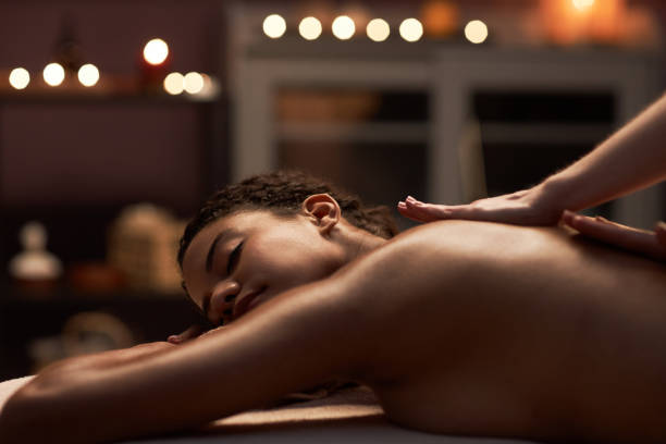 istock Woman Enjoying Relaxing Massage 1470570553