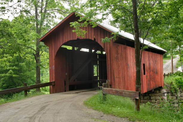 istock Slaughter House covered bridge in Northfield, VT. 1470574149