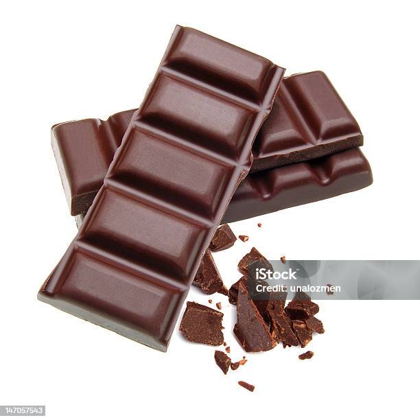 Foto de Barras De Chocolate Em Camadas e mais fotos de stock de Bloco - Bloco, Cacau - Colheita, Chocolate