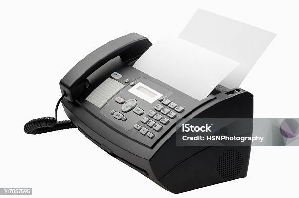 Faxgerät Machine Stockfoto und mehr Bilder von Faxgerät - Faxgerät, Freisteller – Neutraler Hintergrund, Ausrüstung und Geräte
