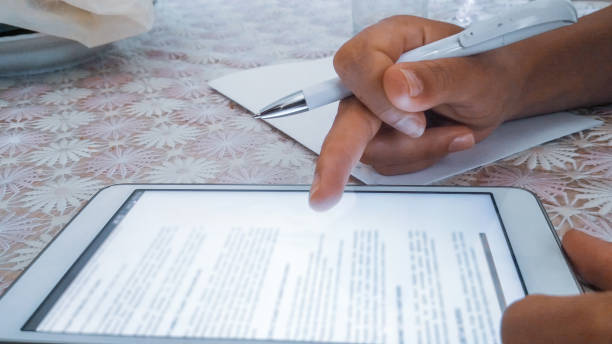 istock close up view of a school student while studying on tablet at home 1470584905