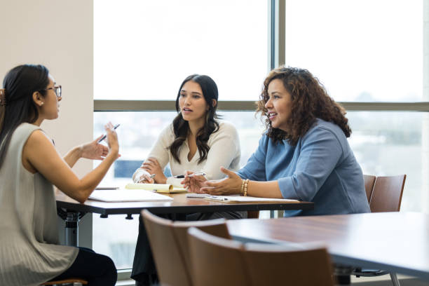 istock Supervisors meet with their new employee 1470588605