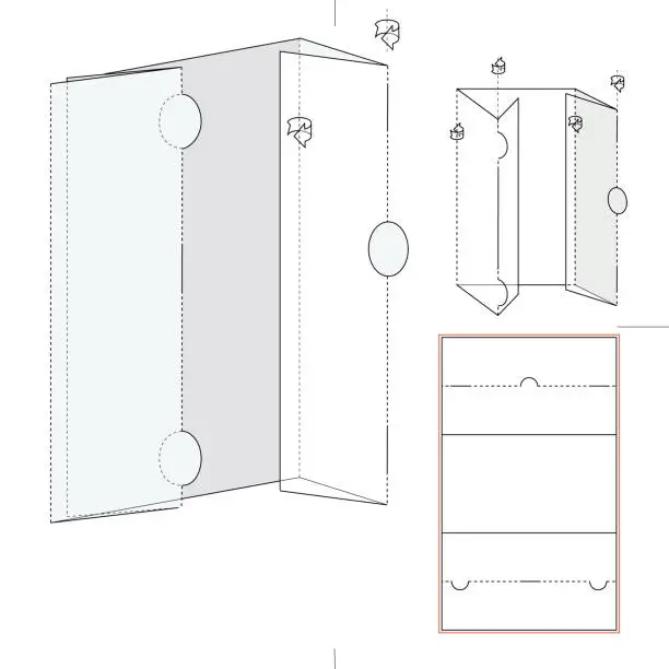 Vector illustration of Custom Square Envelope