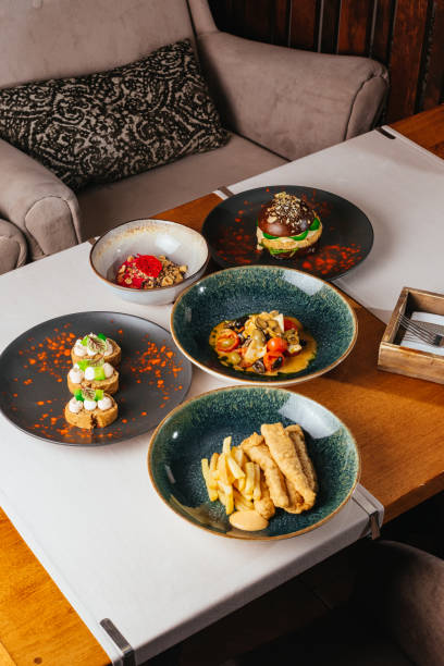 istock Food in restrain. Restaurant menu. 1470591355