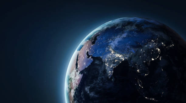 istock Earth globe in space. Earth Hour 2023, March 25. Earth planet template for web banner. Elements of this image furnished by NASA 1470596719