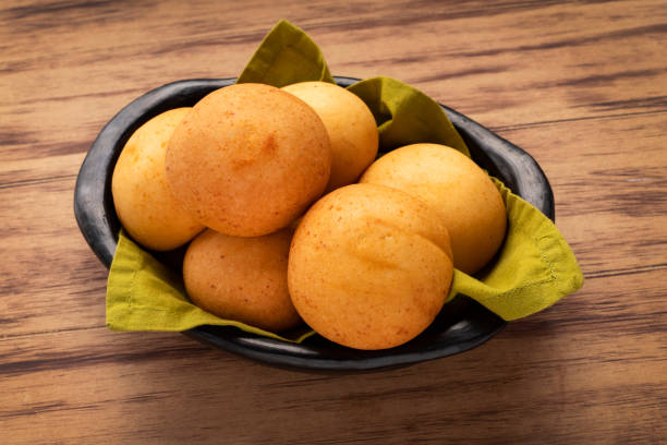 istock Baked almojabanas for Breakfast - Traditional Colombian Bakery 1470599464