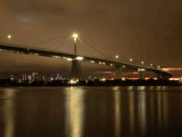 istock Tall bridge in at  sunrise 1470600760
