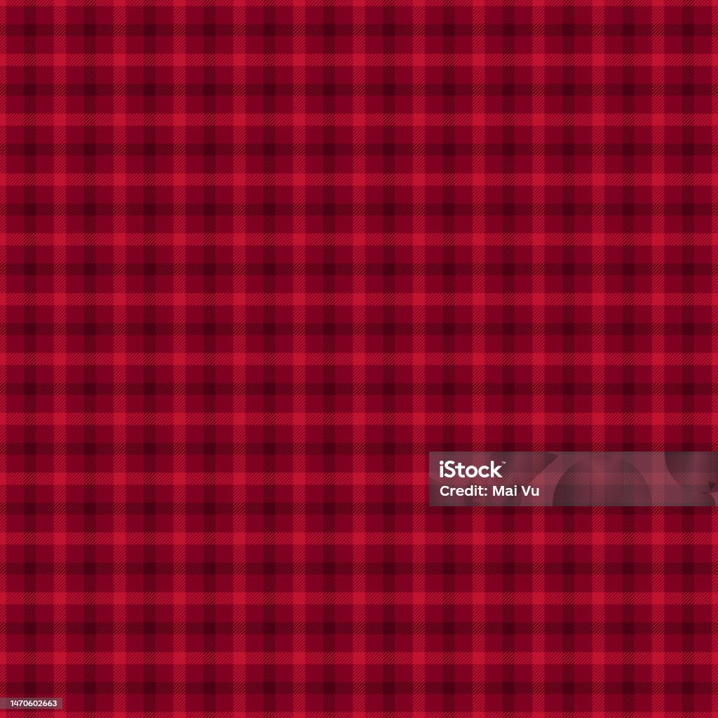 Play Pattern Red Red Plaid Seamless Pattern Stock Illustration - Download Image Now ...