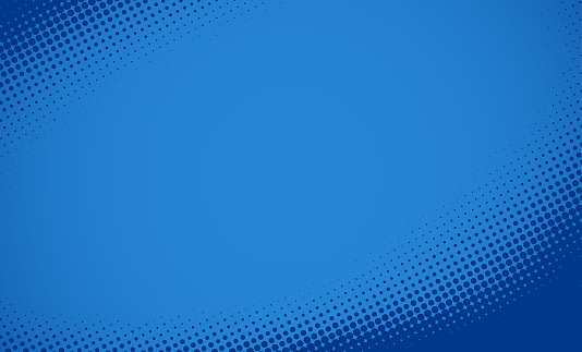 Blue smooth blurred half tone vector circles vignette background for business documents, cards, flyers, banners, advertising, brochures, posters, digital presentations, slideshows, PowerPoint, websites