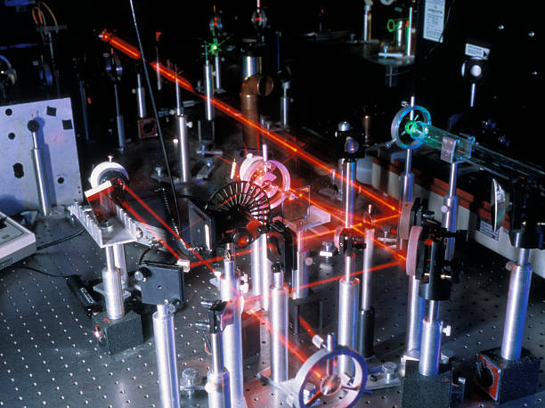 Research Laser stock photo