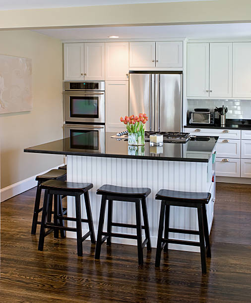Modern Interior Residential Kitchen stock photo