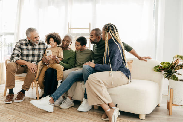 istock Parents and two kids together during spring break 1470608204