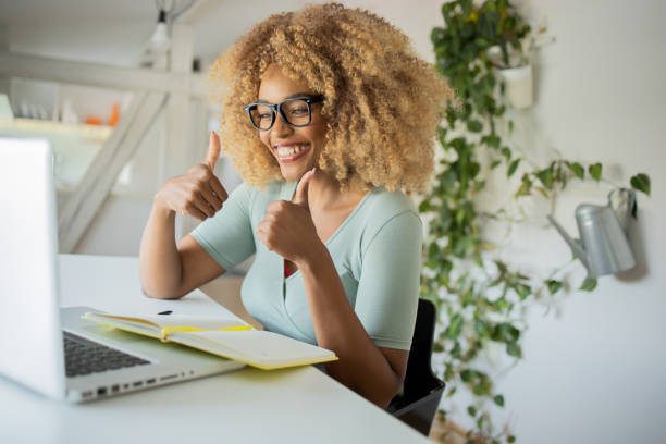 istock Woman working from home 1470608400