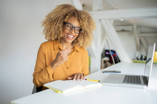 istock Young woman working from home 1470608420