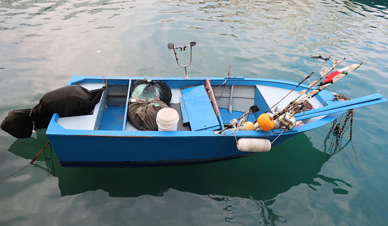 Fishermen boat in southern Italy