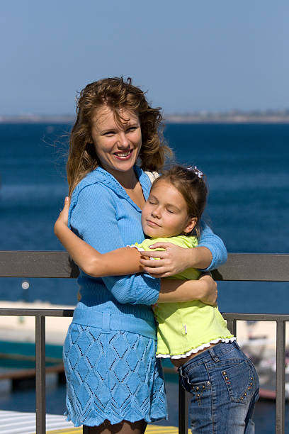 Mother and the child stock photo